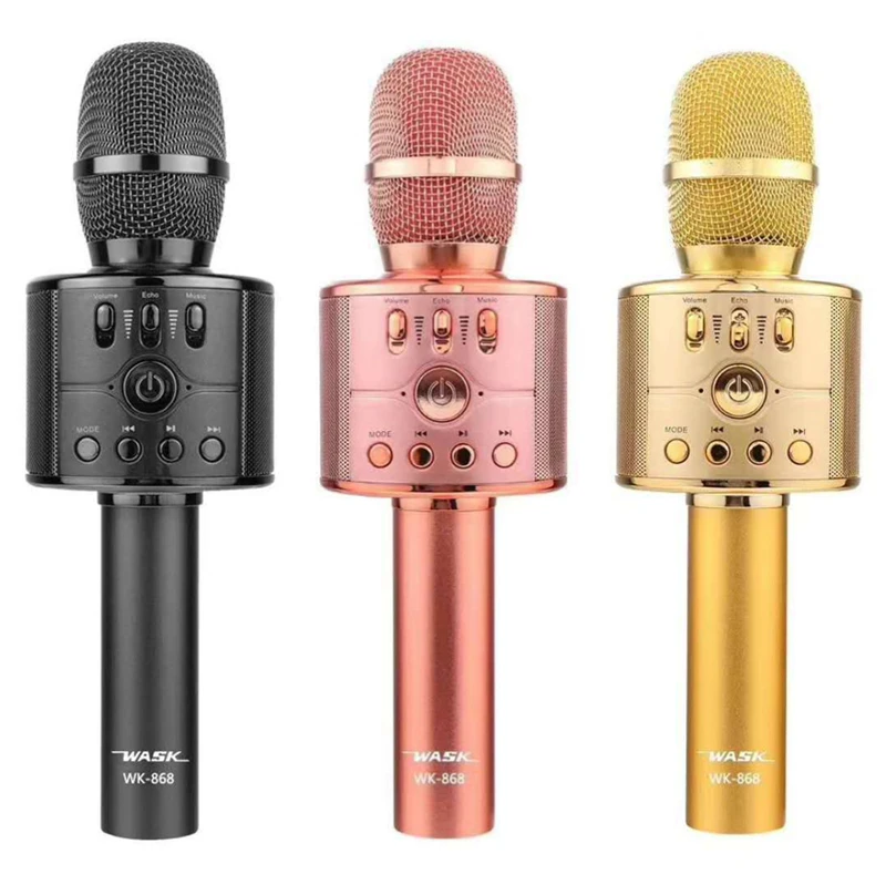 2018 New Original WK868 5W wireless microphone Condenser Magic Karaoke