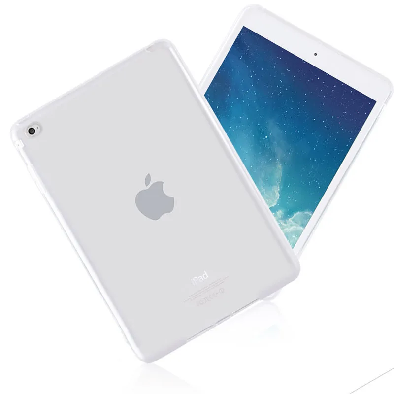Женский чехол для iPad Mini 1/2/3 7 9 дюйма прозрачные защитные чехлы планшетов черные