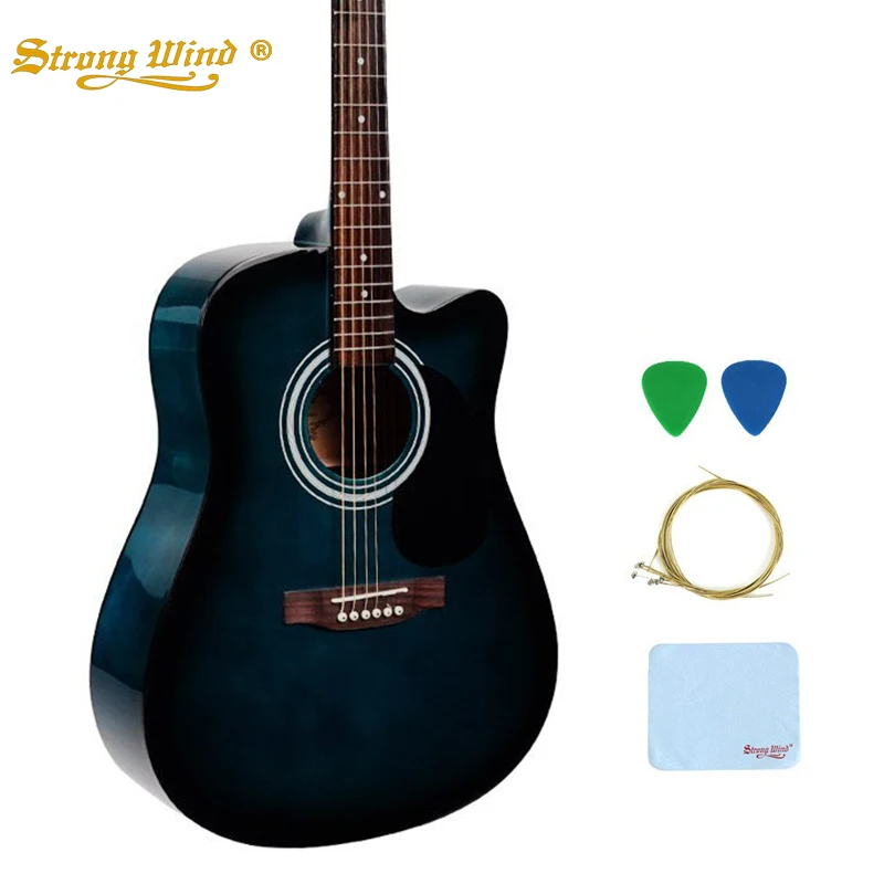 Buy Strong Wind 41 Inch Acoustic Guitar Folk Bass 6