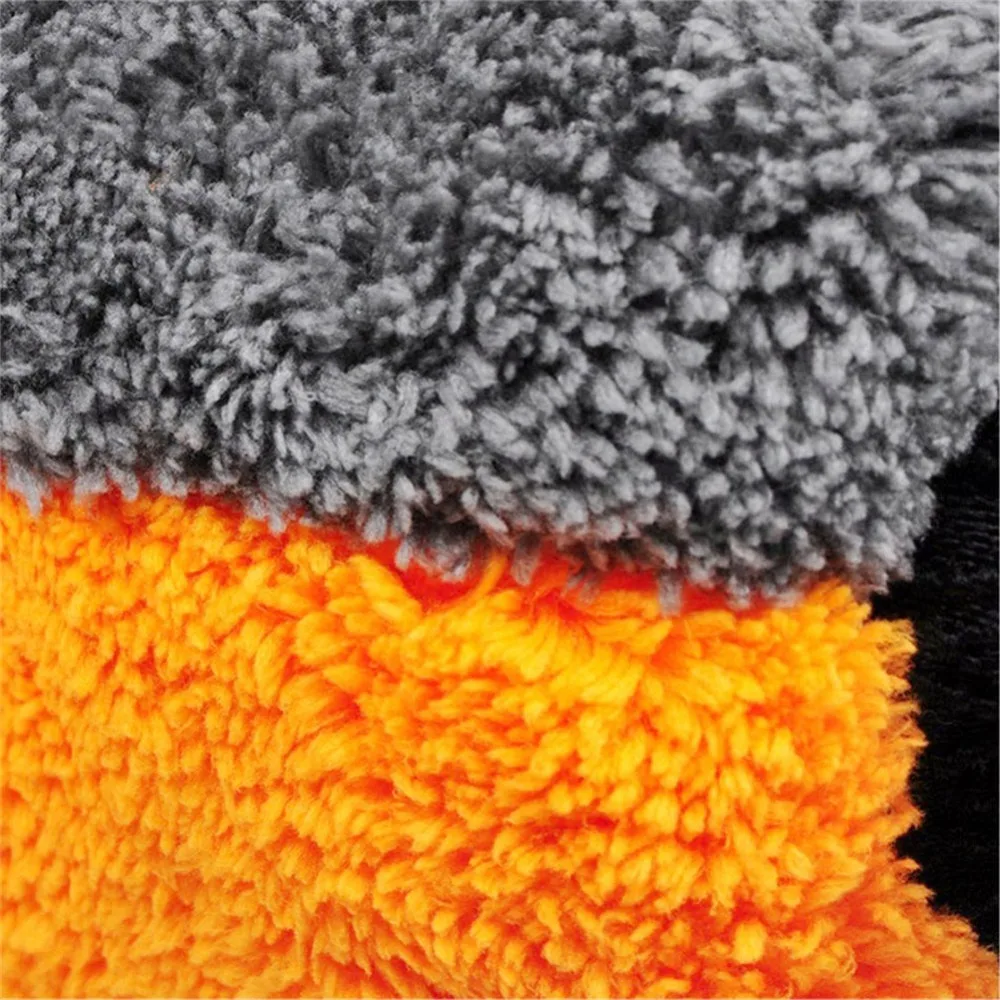 1Pcs Coral Fleece Car Wash Glove Cleaning Mitt Short Wool Mitt Car Washing Brush Cloth