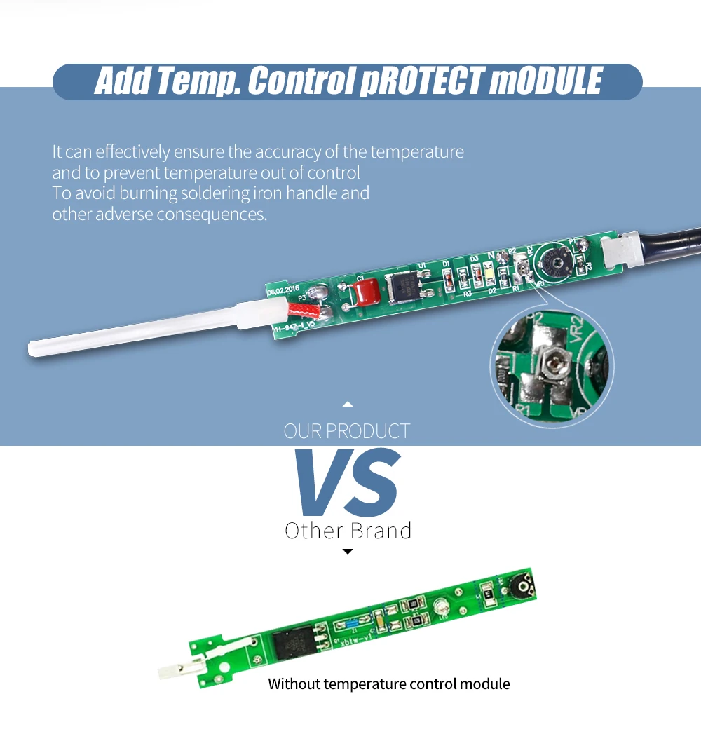 WEP 947-II 110V 220V Электрический паяльник с регулируемой температурой мини-паяльник с ручкой