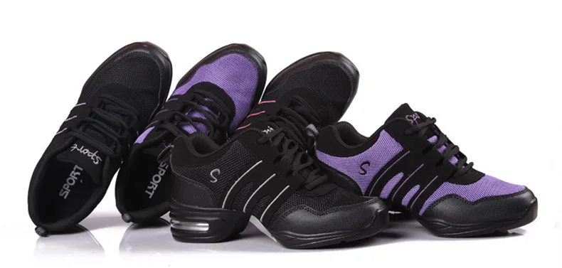 2019 sneaker women shoes Sports Feature Soft Outsole Breath Dance Shoes Sneakers For Woman Practice Shoes Modern Dance Jazz Shoes (10)