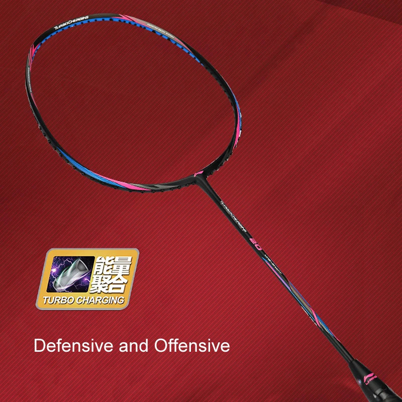 

Li-Ning Turbo Charging 20 Badminton Racket LiNing Sports Single Racket No String AYPM436