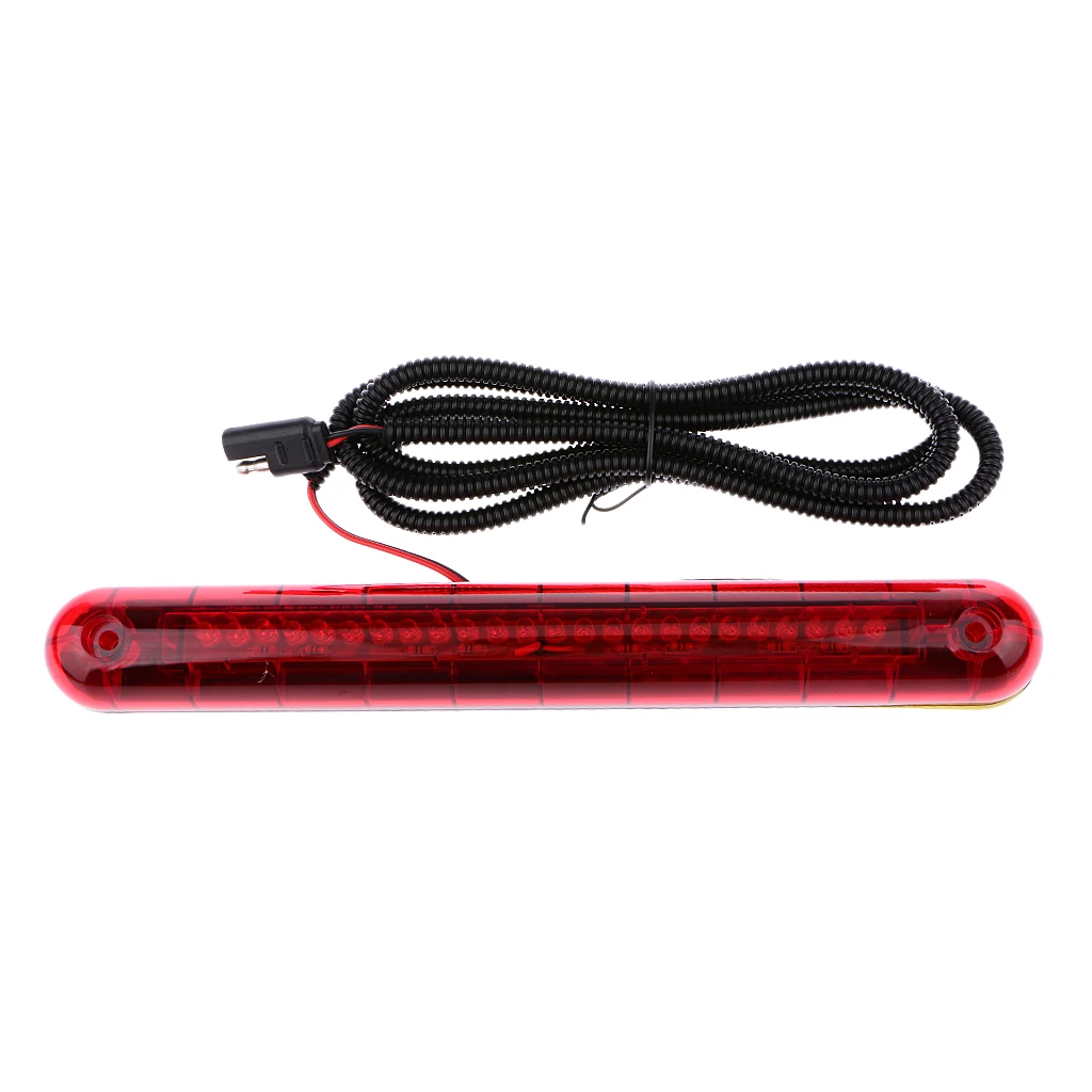 

Red 24 LED 12V Car High Mount Third 3RD Brake Stop Tail Light Lamp Heat-Resistant Plastic Water Resistant