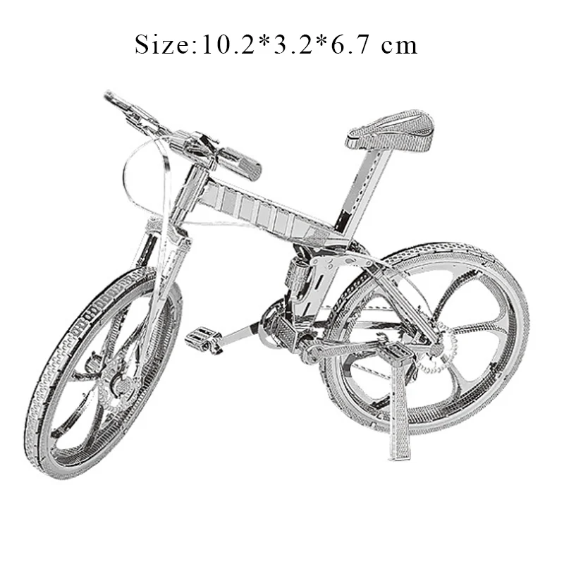 

3D Metal Creative Puzzles Model Mountain Bike Manual Assembling Jigsaw DIY Furniture Decoration Gifts Educational Toys For Adult