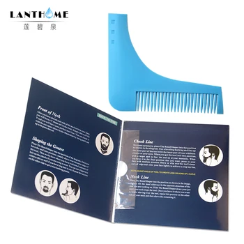 

High quality Shower Salon moustache mustache baard Beard Shaving shave for beard shape style styling barba comb care brush Tool