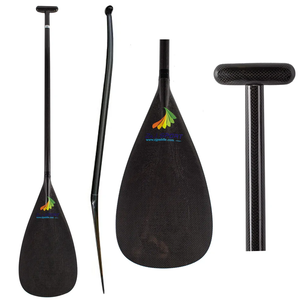 ZJ SPORT Lightweight Tahiti Type Carbon Fiber Outrigger Canoe OC Paddle