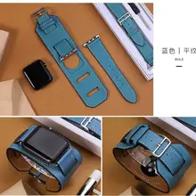 Серия 5/4/3/2/1 пояса из натуральной кожи кожаный ремешок для наручных часов Apple Watch манжета ремешок 42 мм регулируемый ремешок для наручных часов iWatch, кожаный чехол 38 мм 40 мм 44 мм