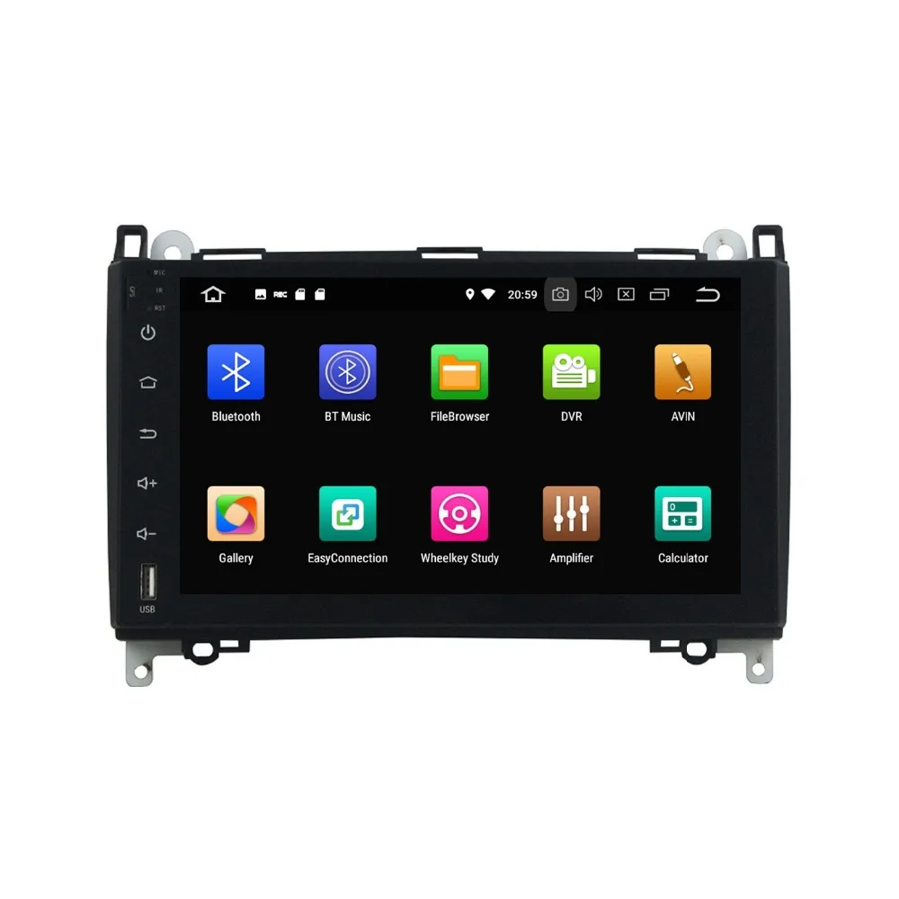 Cheap Android 8.0 Octa Core 9" Car Multimedia DVD GPS 4GB ROM for Mercedes Benz A B Class W245 W169 Viano Vito Sprinter B160 B200 1