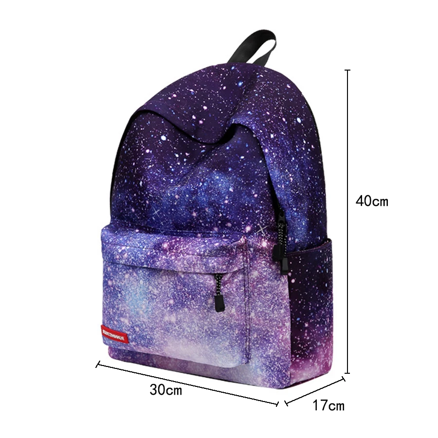 Повседневные Рюкзаки с изображением галактики женские сумки для книг Звездная Вселенная космические школьные сумки для подростков Harajuku рюкзак для ноутбука дорожная сумка бренды