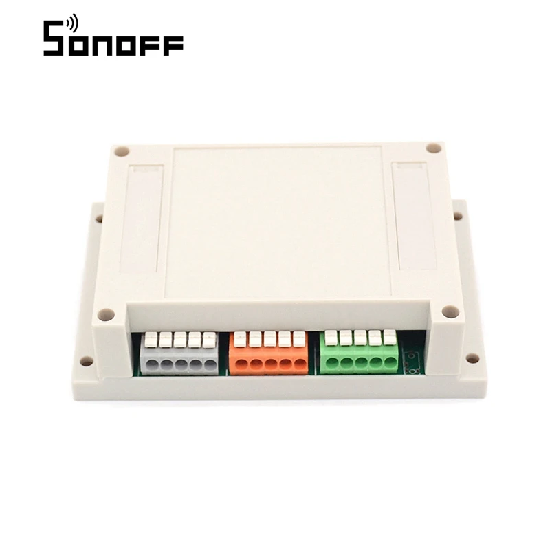 

SONOFF 4CH Wifi Smart Switch 4 Gang Wifi Light Switch Smart Home App Remote Control Din Rail Mounting Home Automation Module New
