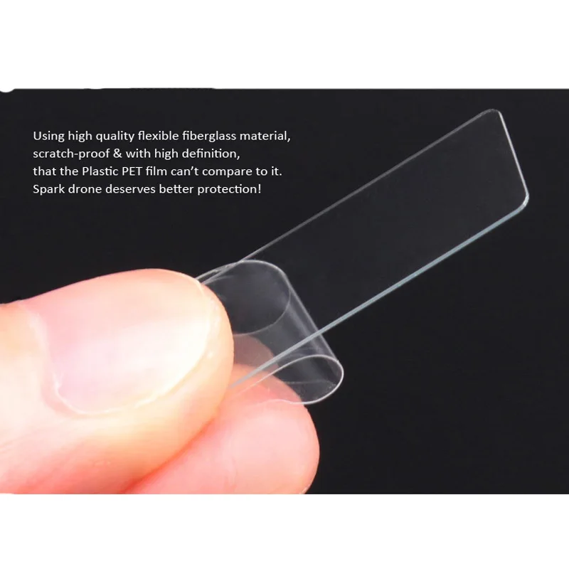 4pcs Protective Film Lens & Screen Membrane Flexible Fiberglass Film for DJI Spark Drone Accessories 1 (11)