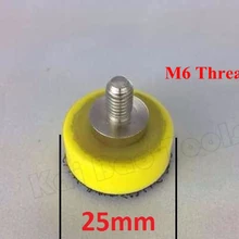 1 дюйм шлифовальной шкурки мини Резервное Pad M6 нить абразивных 25 мм диаметр диска Pad крюк и петля для воздуха jil Sander