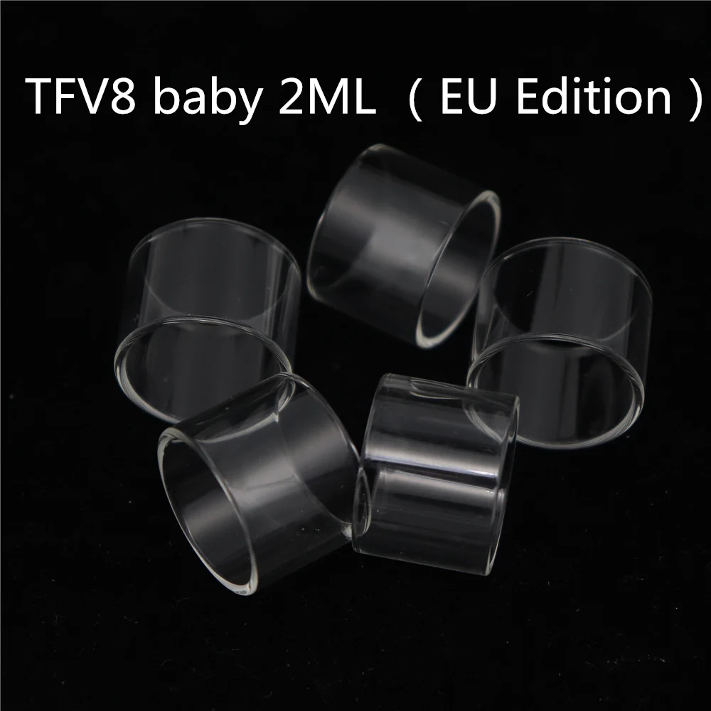 5PCS YUHETEC Replacement Glass Tank for SMOK TFV8 baby 3.5ml / 2ml TFV8 BABY RBA/TFV8 X-baby 4ML/TFV8 X-baby 2ml EU Edition tube 5PCS YUHETEC Replacement Glass Tank for SMOK TFV8 baby 3.5ml / 2ml TFV8 BABY RBA/TFV8 X-baby 4ML/TFV8 X-baby 2ml EU Edition tube