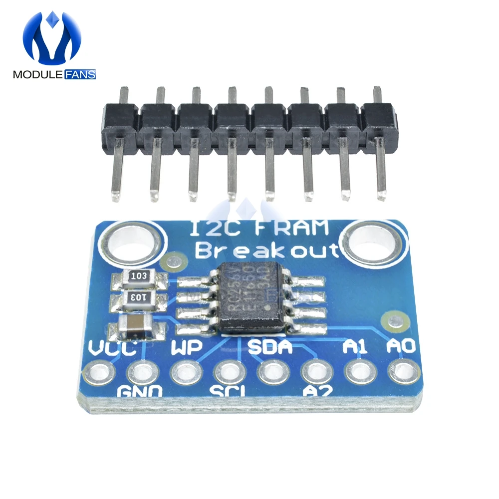 MB85RC256V 32KB FRAM Breakout Board Memory IC инструмент разработки для IoT sensor портативное носимое устройство энергонезависимое