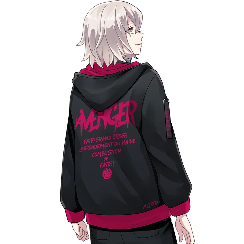 Игры Fate/Grand заказ Alter Жанна д 'Арк Косплэй костюм FGO мода свитер с капюшоном