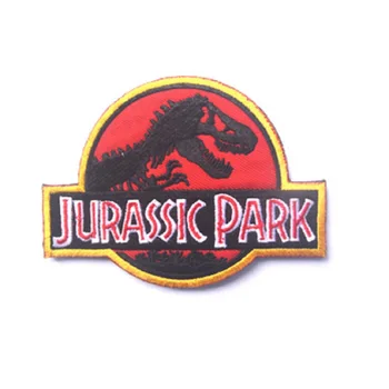 

Ten pieces a lot 3D Embroidery patches Loop And Hook jurassic park patch grim reapers he Reaper embroidery patches