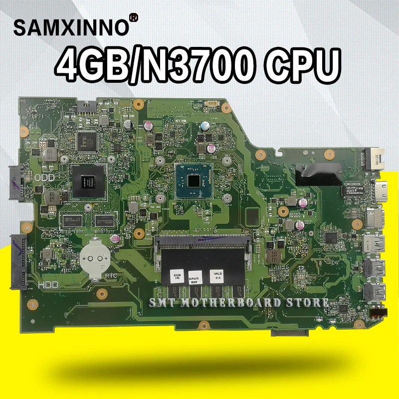 X751SV материнская плата для ноутбука N3700 CPU 4 ГБ For Asus X751S X751SJ тестовая Материнская