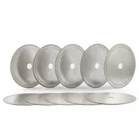 אינץ 25mm 10pcs 4" 100mm אינץ להב המסור סופר-דק היהלומים Lapidary דיסק חיתוך ארבור 1/2" 0.25mm רים חיסכון ב אבני חן ותכשיטים חומר (2)
