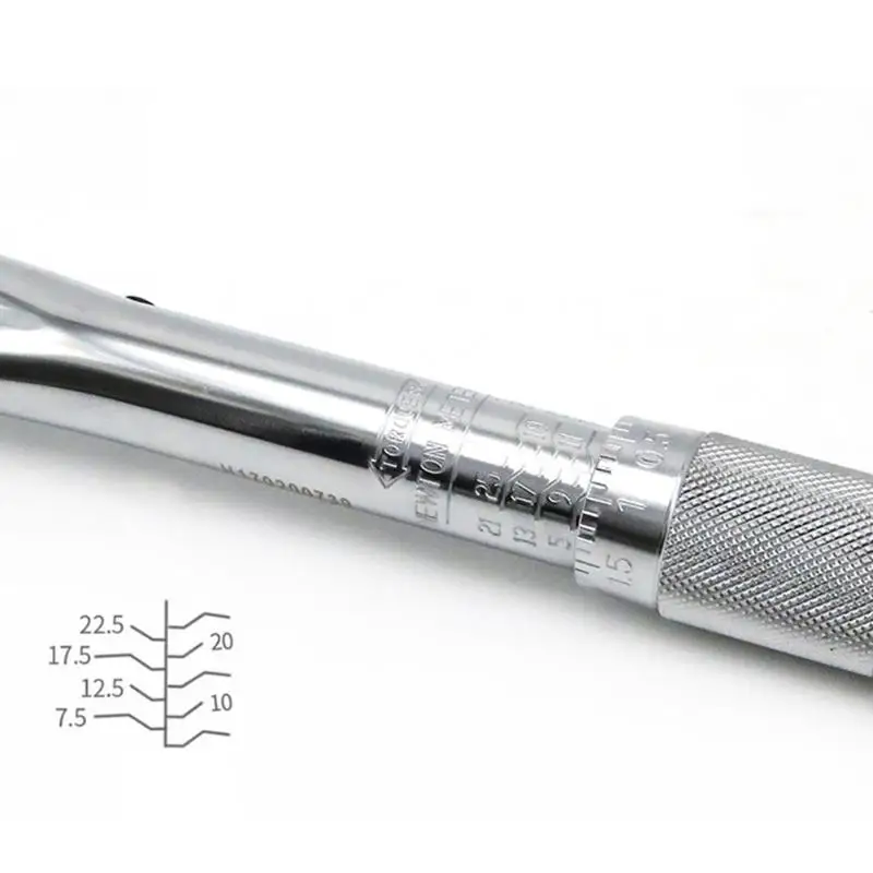 Torque Wrench Bike 1/2 Square Drive 5-210N.m Two-way Precise Ratchet Wrench Spanner Repair Key Hand Tool