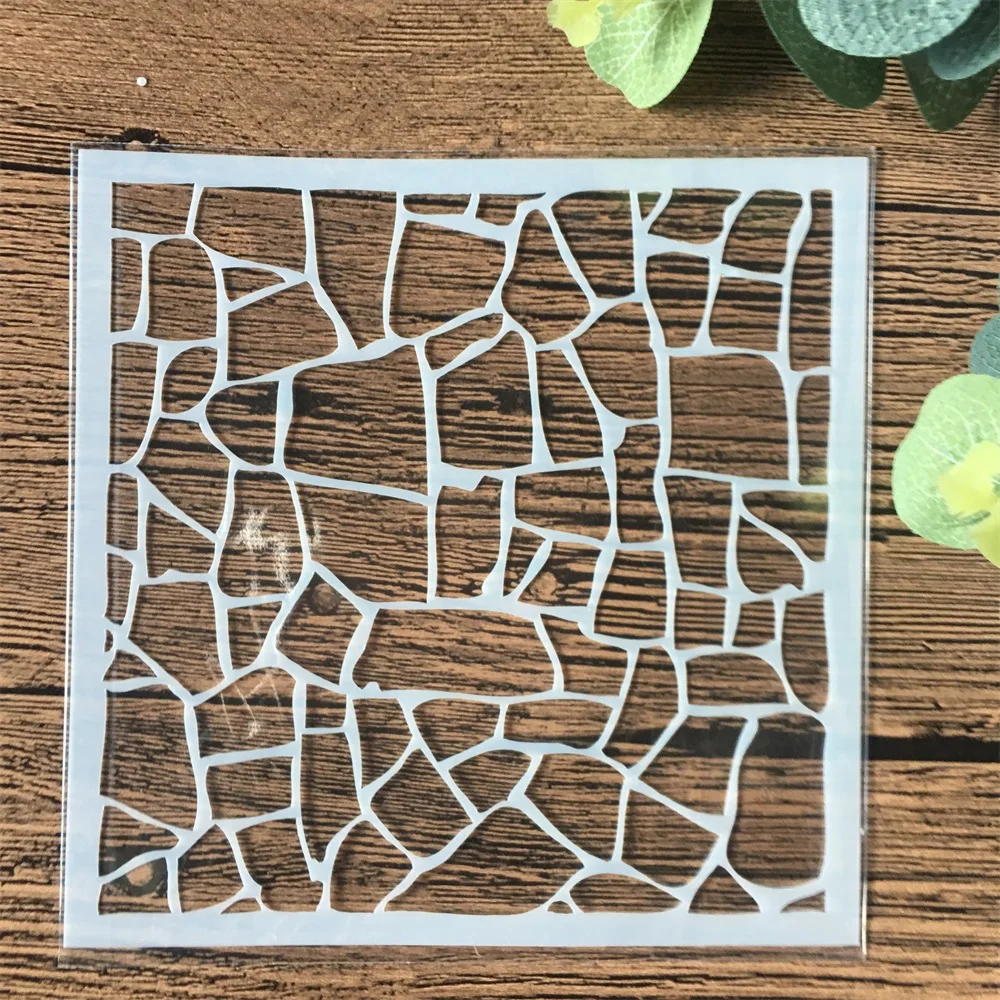 

13cm Geometry Grid DIY Craft Layering Stencils Wall Painting Scrapbooking Stamping Embossing Album Card Template