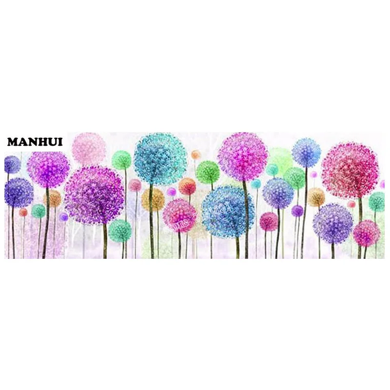Diamond Embroidery 5D DIY Diamond Painting Flower Dandelion Diamond Painting Rhinestone Cross Stitch Decoration AF087