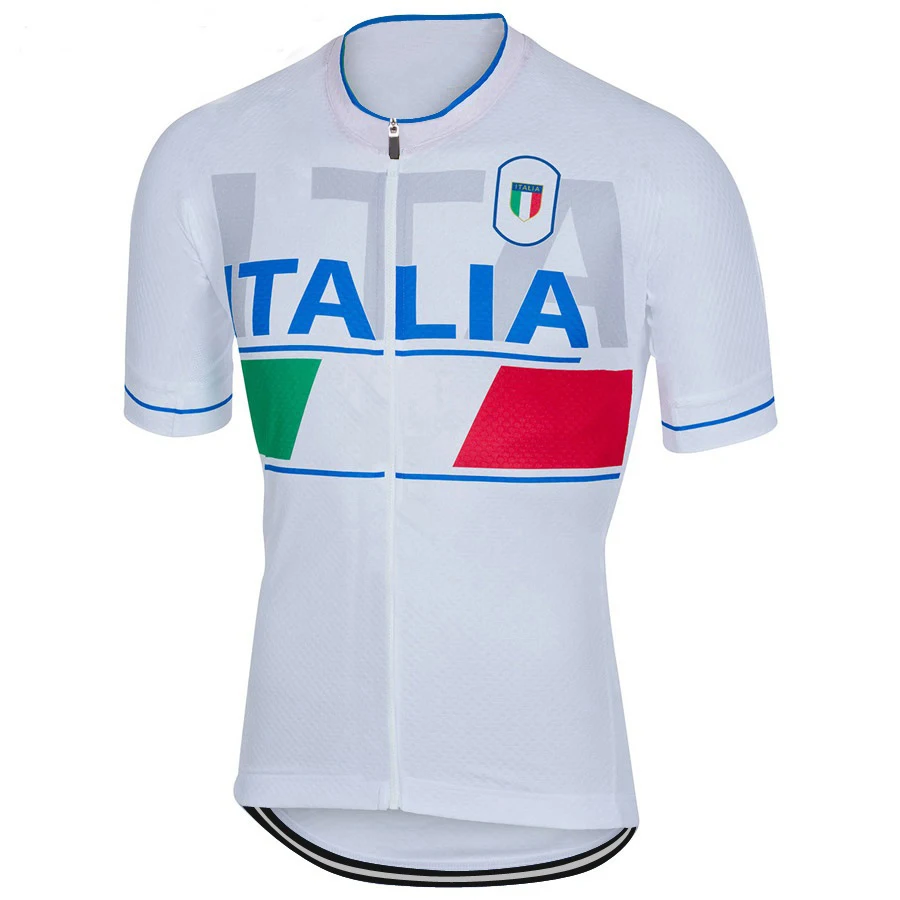 New 2018 men short Italy white cycling jersey ropa Ciclismo movement