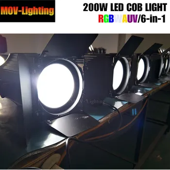 

FREE SHIPPING 4PCS/LOT 200W 6In1 RGBWA UV with DJ Stage DMX led Par Lighting