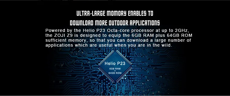 HOMTOM ZOJI Z9 6GB RAM 64GB ROM Helio P23 MTK6763 2.0GHz Octa Core 5.7 Inch Incell Corning Gorilla Glass HD+ Screen Dual Camera IP68 Waterproof Android 8.1 4G LTE Smartphone