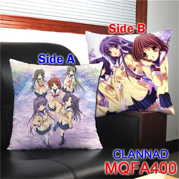 Новинка года пользовательские Clannad Декоративные подушки 45x45 см мягкие квадратный две стороны печатных Подушки детские для Clannad аниме Вентиляторы подарки - Цвет: 6