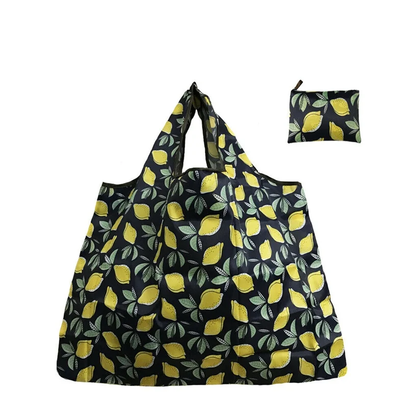 Eco Shopping Travel Shoulder Bag Oxford Tote Handbag Folding Reusable Cartoon Big Size
