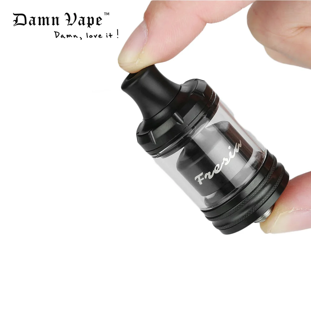Beste Originele DamnVape Fresia MTL RTA tank 2 ml 3.5 ml 22mm Single Coil AFC Systeem Danm Vape Fresia DL E cigs Verstuiver vs Drop Dead RDA