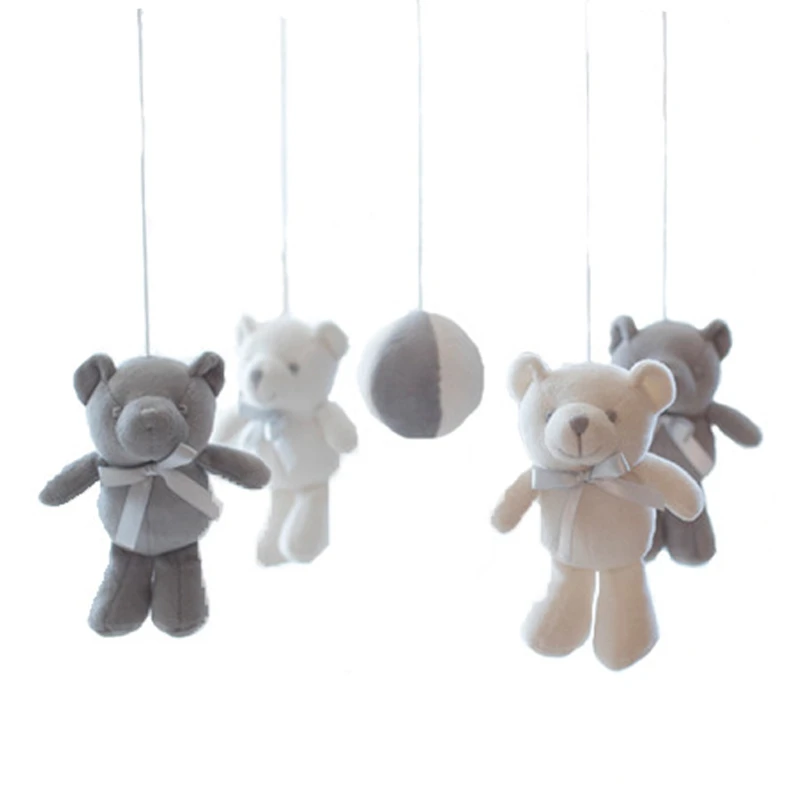Детские погремушки Швейные завершенные игрушки для детского кронштейна для новорожденных кроватки колокольчик Muziek мобильный Bebek Oyuncak детские игрушки 0-12 месяцев