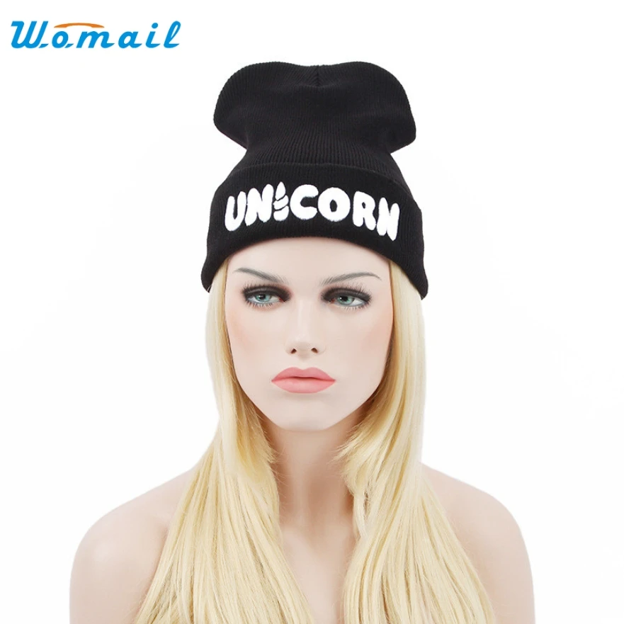 

Womail Good Deal New Fashion Good Quality Unisex Winter Black Beanie Hat And Snapback Men And Women Cap Gift 1PC