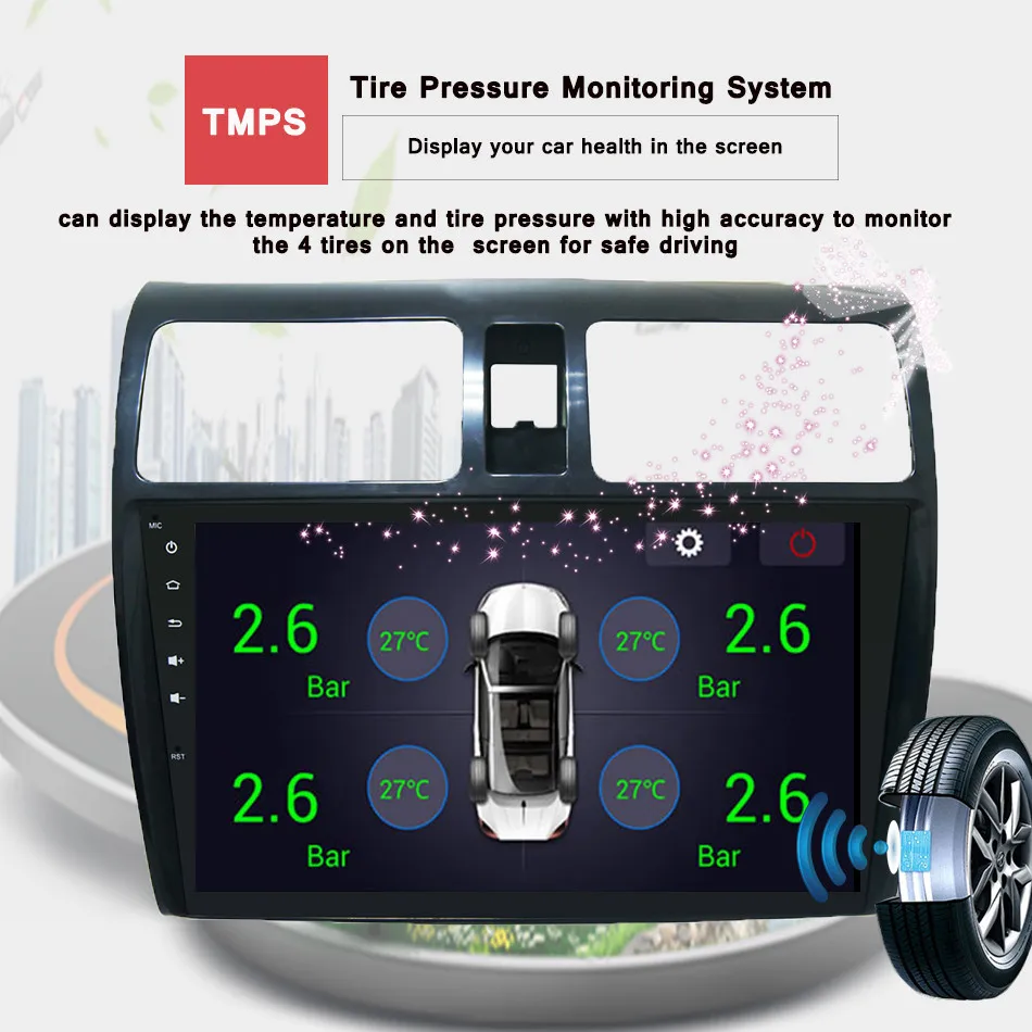 Flash Deal 10.2" Android 9.0 Car GPS Player Navi for Suzuki Swift 2005-2010 with 4G+64G Octa Core No DVD Car Radio Multimedia SD Navigation 14
