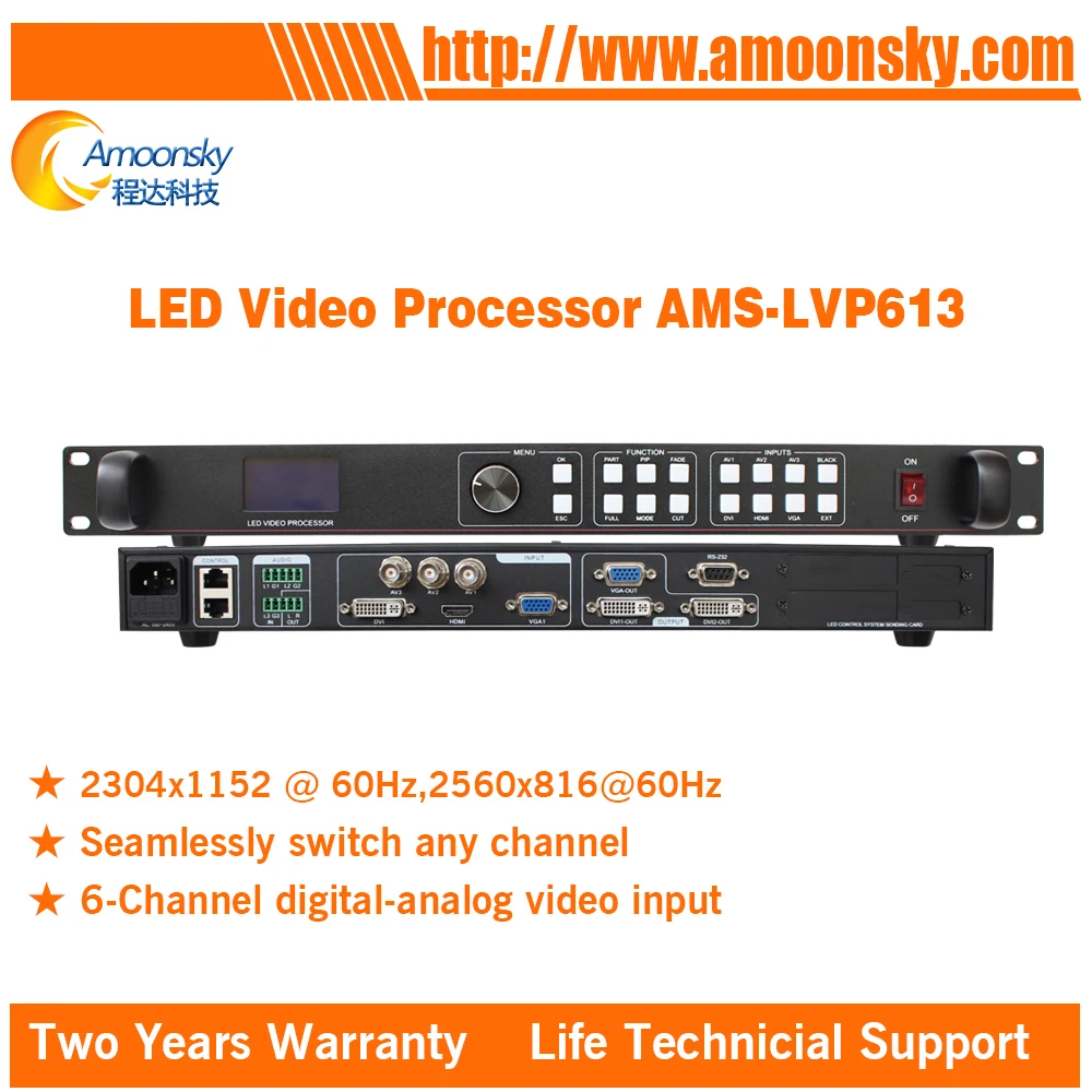 

best price led display screen controller AMS-LVP613 LED video switcher original replace videowall LedSync850M video processor