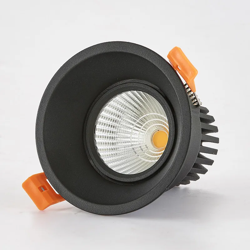 Goede Dimbare Led Downlight 7W 10W 12W 85 265V Cob Led Downlights Dimbare Cob Spot Verzonken down Light Light Bulb Wit Lichaam