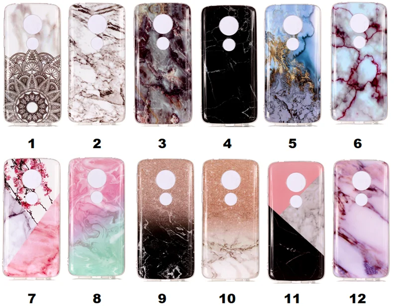 Painting Marble Soft Silicone Phone Back Cover Case For MOTO E4 E4Plus EU G6 G6Plus X4 2017 E5Plus Z3Play G6Play E5Play Bag Case (1)