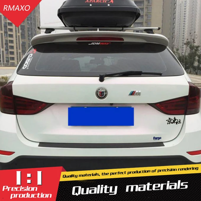 

For BMW X1 E84 2011 2012 2013 2014 2015 2016 rear spoiler ABS Material Rear Roof Trunk Spoiler For X1 E84 Primer Color
