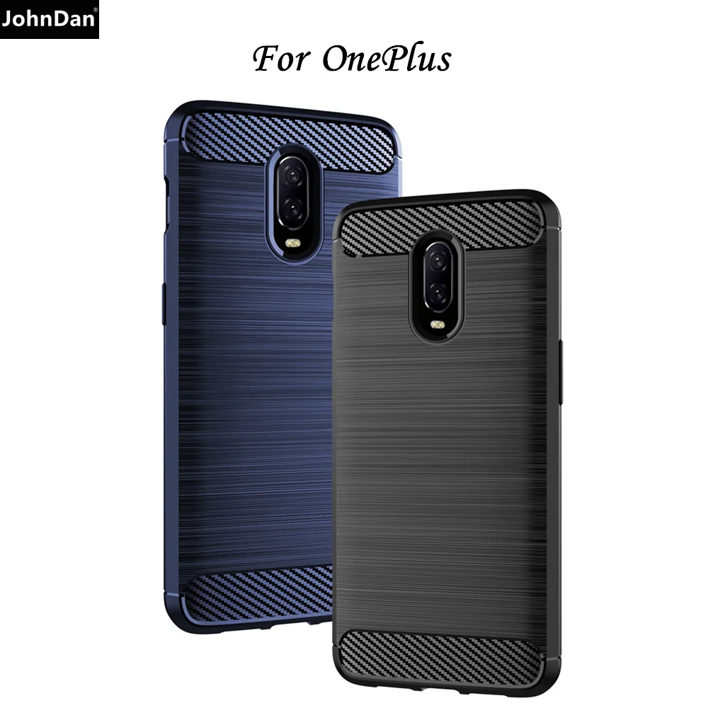 Best TPU Case For Oneplus 7 6t 6 5t 5 Carbon Fiber Ultra Thin Rubber Silicone Case For One plus 7 6t 6 5t 5 T Slim Cover Phone Cases