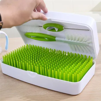 

Baby Bottle Drain Drying Racks Food Grade PP Storage Nipple Shelf Dishes Drainer Nipple Shelf Feeding Cup Holder Bottle Dry Rack