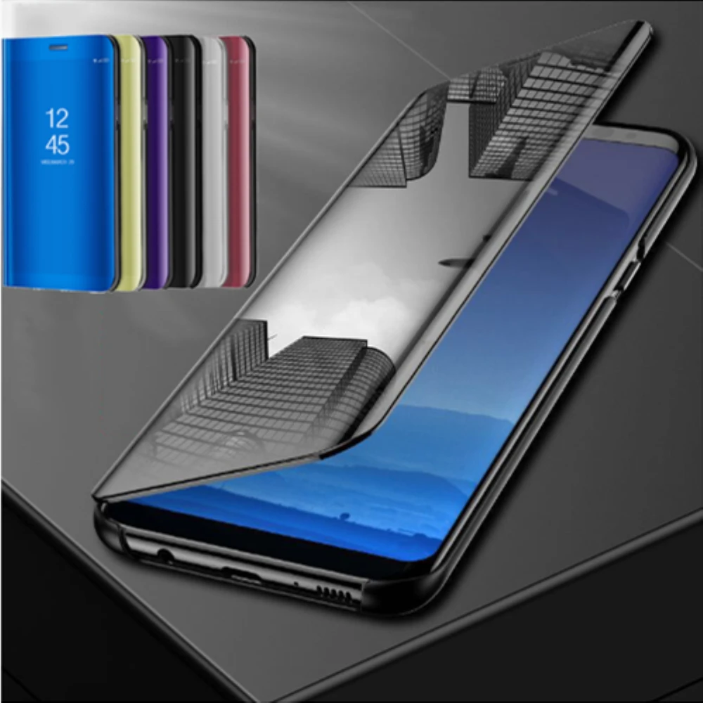 

Mirror Flip Case For Xiaomi Redmi Note 7 5 6A 6 K20 Pro 4X 7A Mi 9 8 A2 Lite 9T Pocophone F1 Cover on Redmi Note 7 Case Fundas