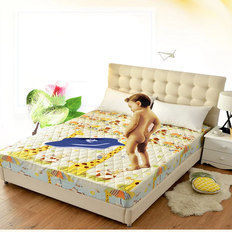 

10 Choices Waterproof Jacquard Cloudy Mattress Cover Microfiber Mattress Protector Bed Bug Proof Mattress Pad Cover for Mattress