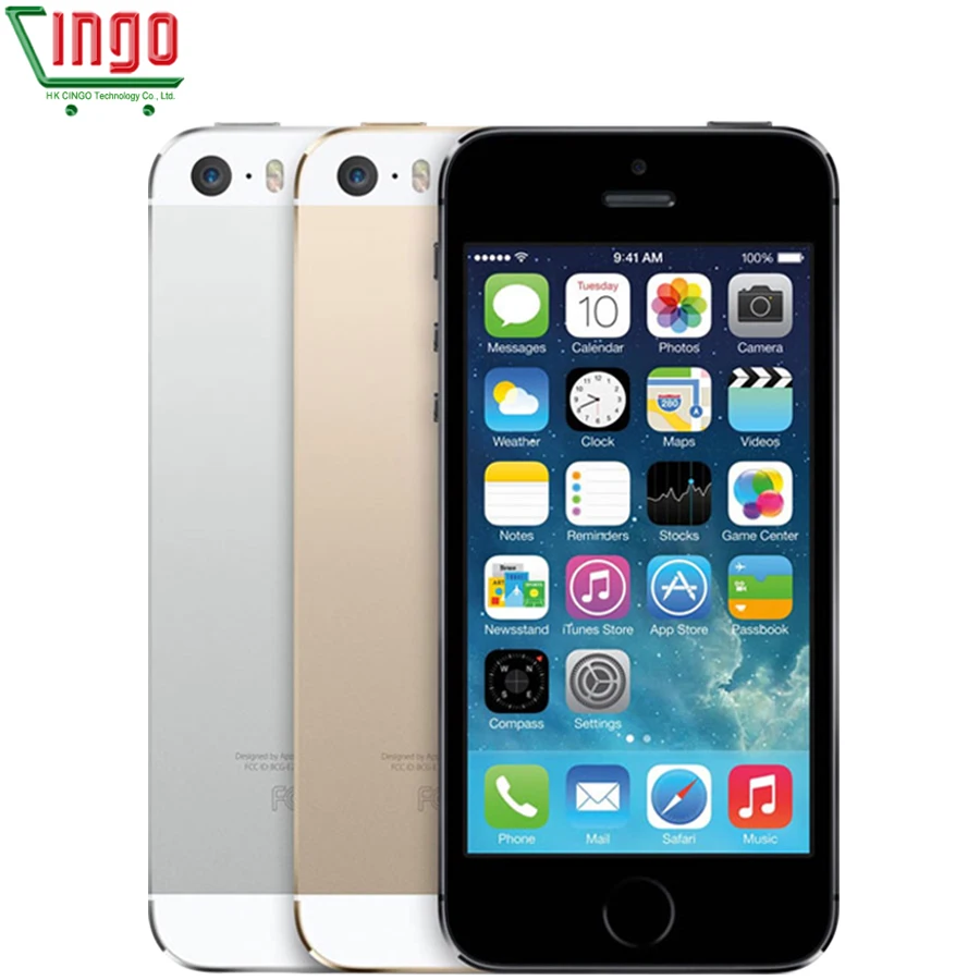 Original Factory Unlocked iPhone 5s 16GB/32GB/64GB ROM 8MP Camera