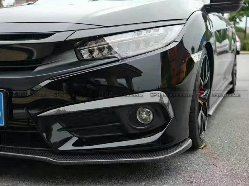 10th Generation Civic FC CM-Style Front Bumper Canard(1)_1