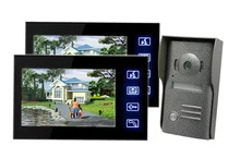 Freeship 7 Inch Video Door Phone Door bell Intercom Video Intercom Doorphone IR Night Vision Camera Monitor Kit For Home