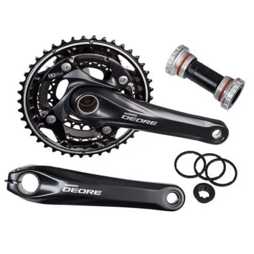 Система Shimano Deore на ФК M610 10 скорость MTB шатуны с BB52 Нижний Кронштейн 20С/30С