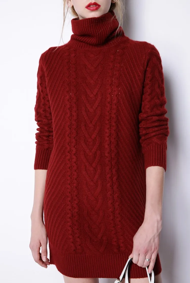 Long Femmes Pull marron gris bourgogne Noir xPAPwqdZ