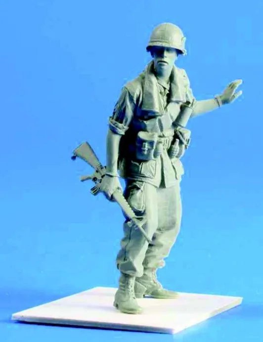 

1/35 scale US soldier (good detail) miniatures Resin Model Kit figure Free Shipping