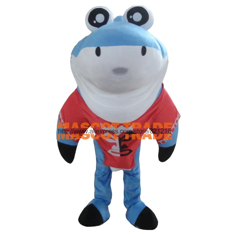 

Hot Mascot The Super Bowl Left Shark Mascot Costume Quality Cartoon Mascot Carnival Costumes